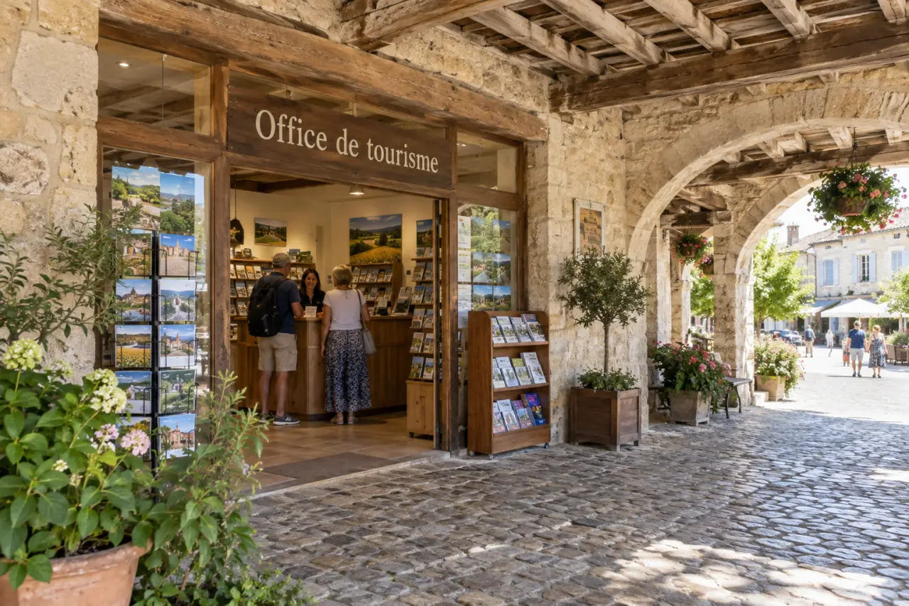 Office de tourisme de Saint-Clar : coordonnées, horaires et services sous la halle