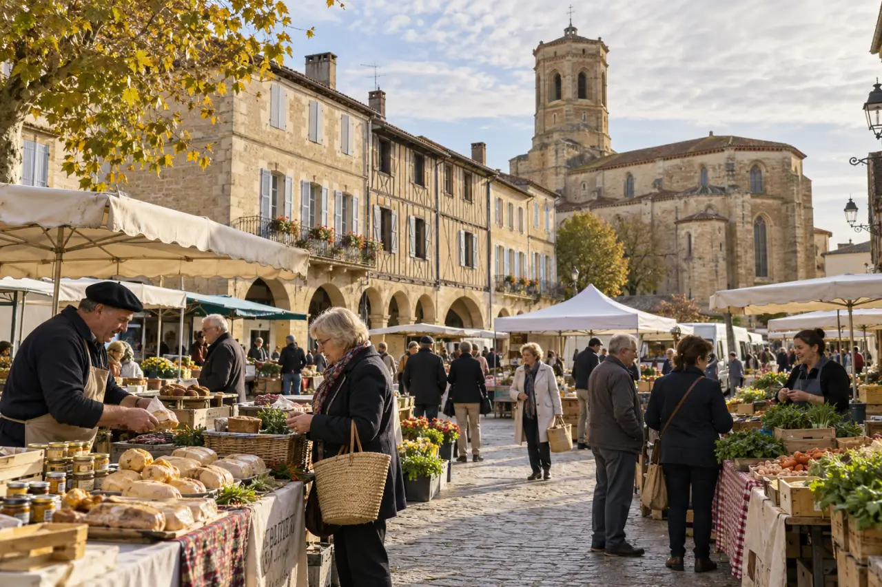 Samatan, capitale du foie gras du Gers, se découvre le lundi matin