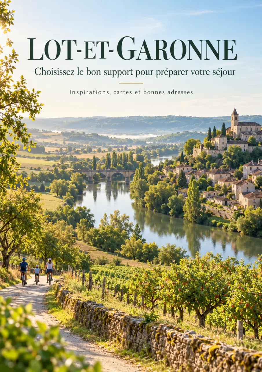 Brochure touristique du Lot-et-Garonne : choisissez le bon support pour préparer votre séjour