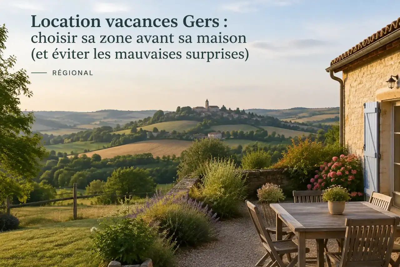 Location vacances Gers : choisir sa zone avant sa maison (et éviter les mauvaises surprises)