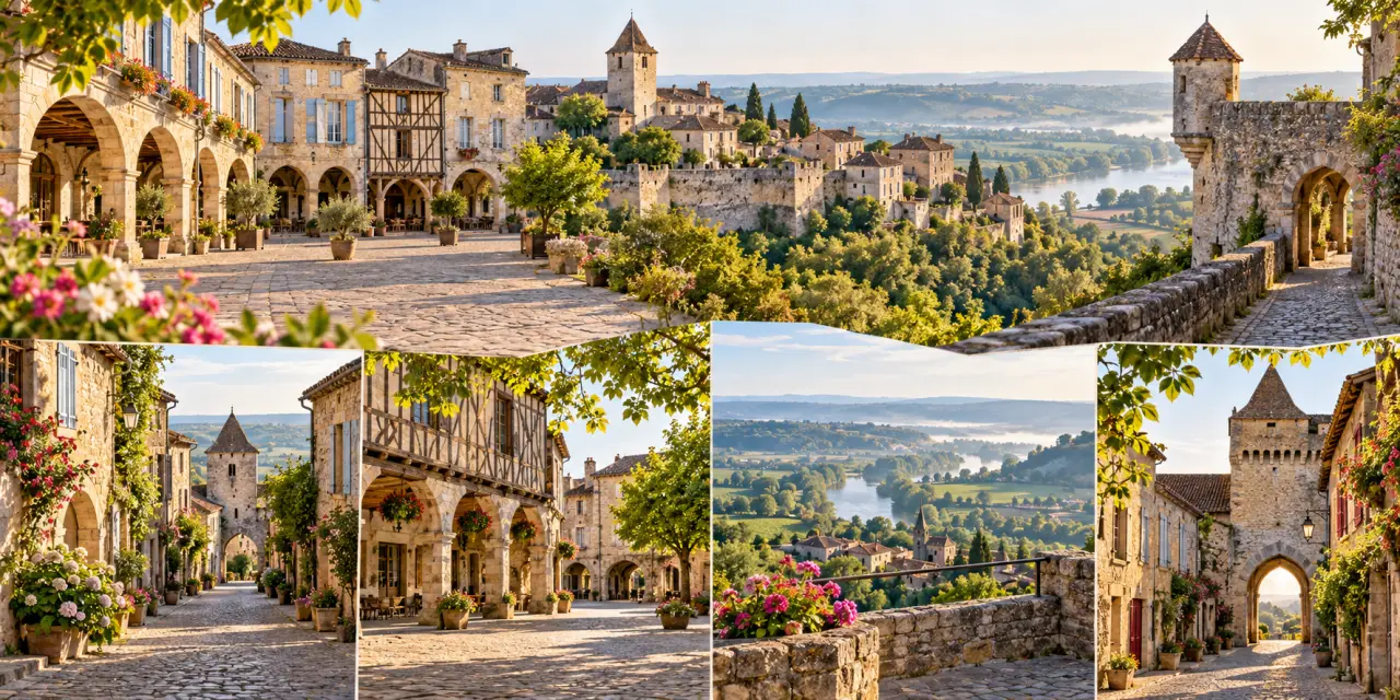 Bastides du Lot-et-Garonne : huit étapes entre arcades, remparts et belvédères