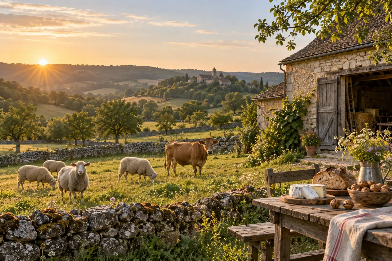 Vacances à la ferme dans le Lot : où dormir, que vivre et quoi goûter ?