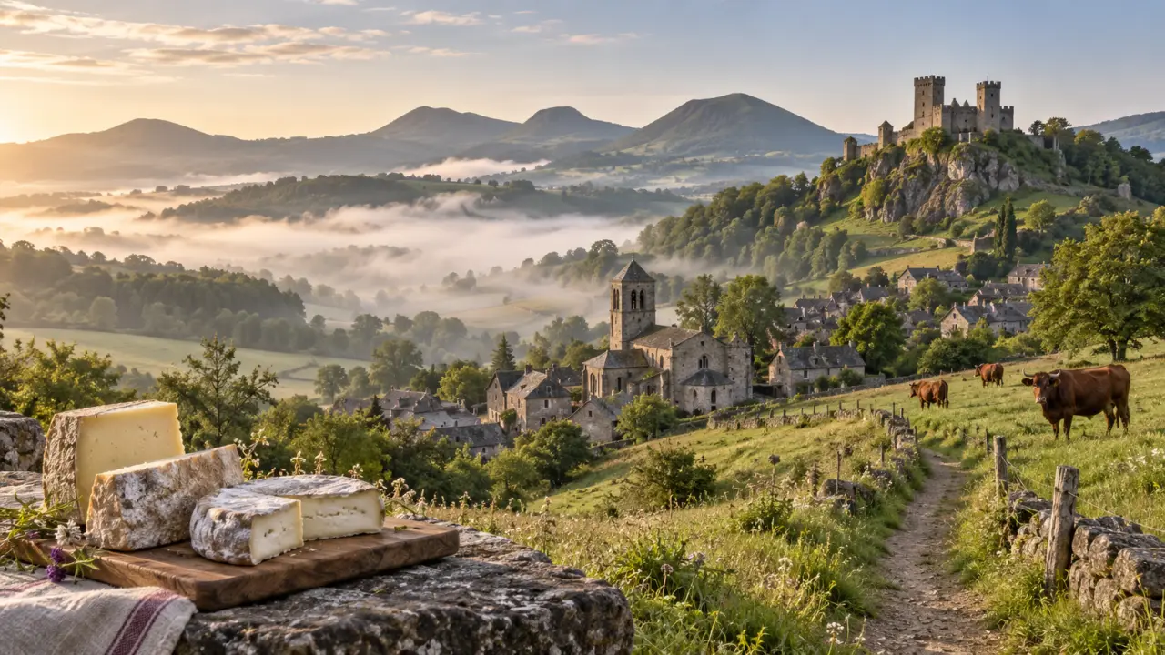 Auvergne : 3 parcours entre villages romans, forts et fromages