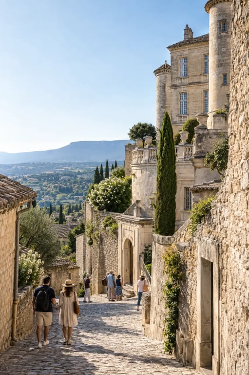 Journée du patrimoine Luberon dans un village historique provençal